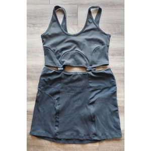 Adidas Always Original Rib Two-In-One Dress Women's Size M